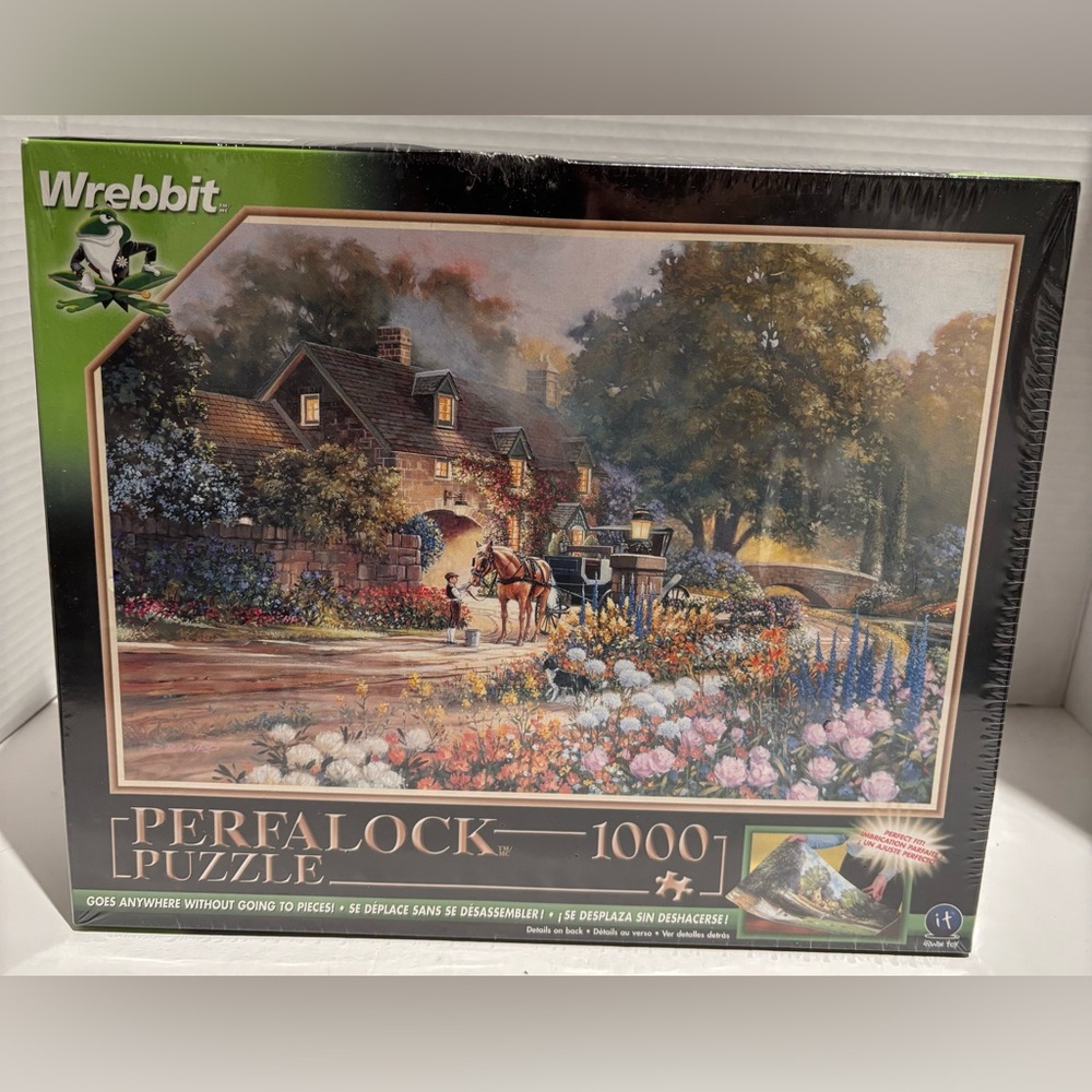 Vintage 2002 Sealed WREBBIT PERFALOCK PUZZLE Jigsaw 1000PCS New